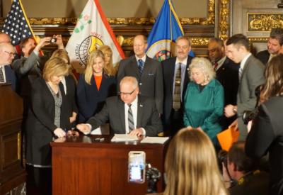 Gov Walz signing legislation
