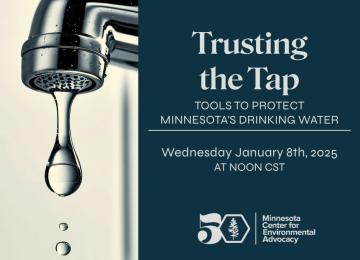 a dripping tap and the information that the webinar is on January 8th at noon