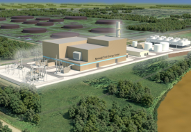 Rendering of the Nemadji Trail Energy Center facility. Source:  Minnesota Power